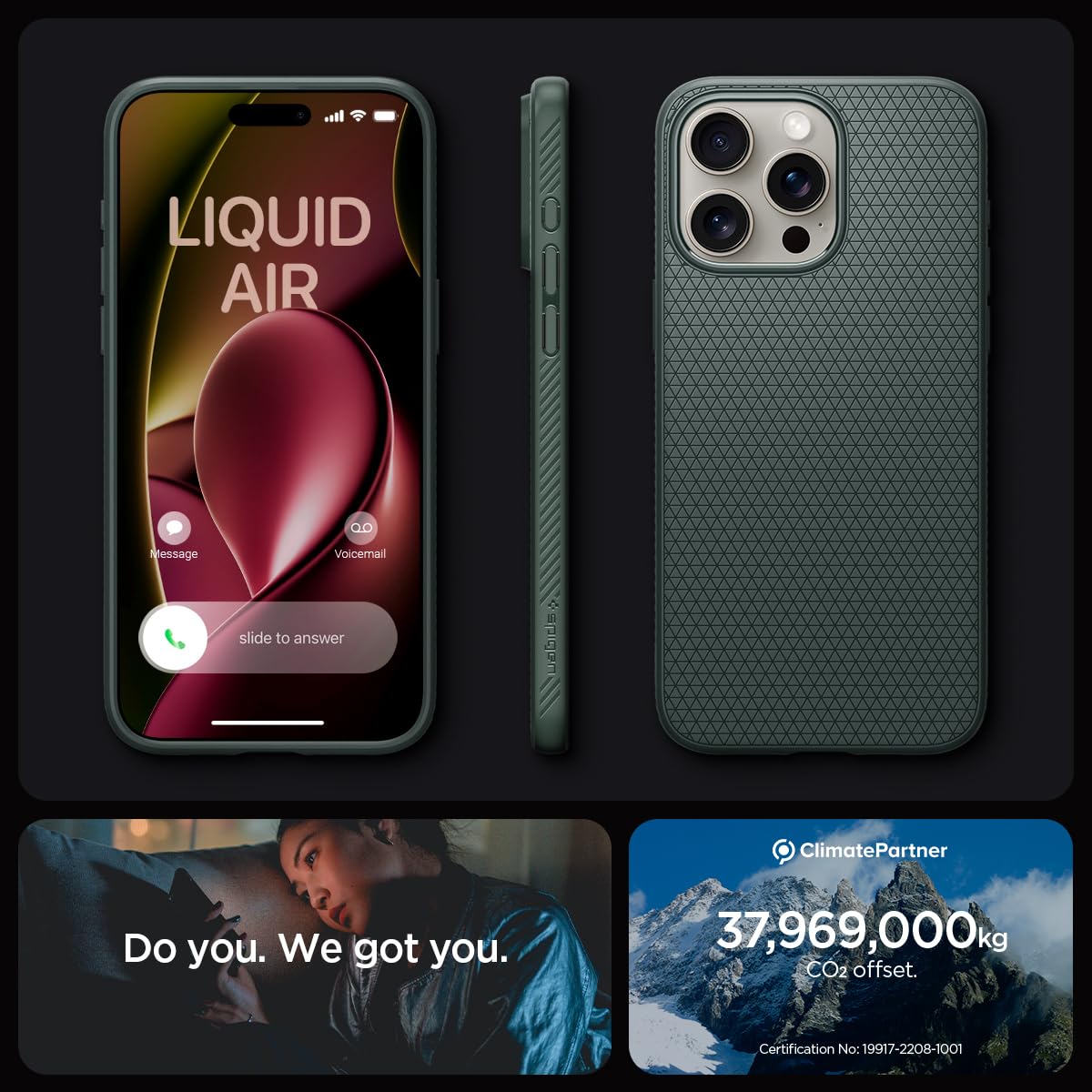 Foto 8 pulgar | Venta Internacional - Funda Spigen Liquid Air Armor Diseñada para iPhone 15 Pro