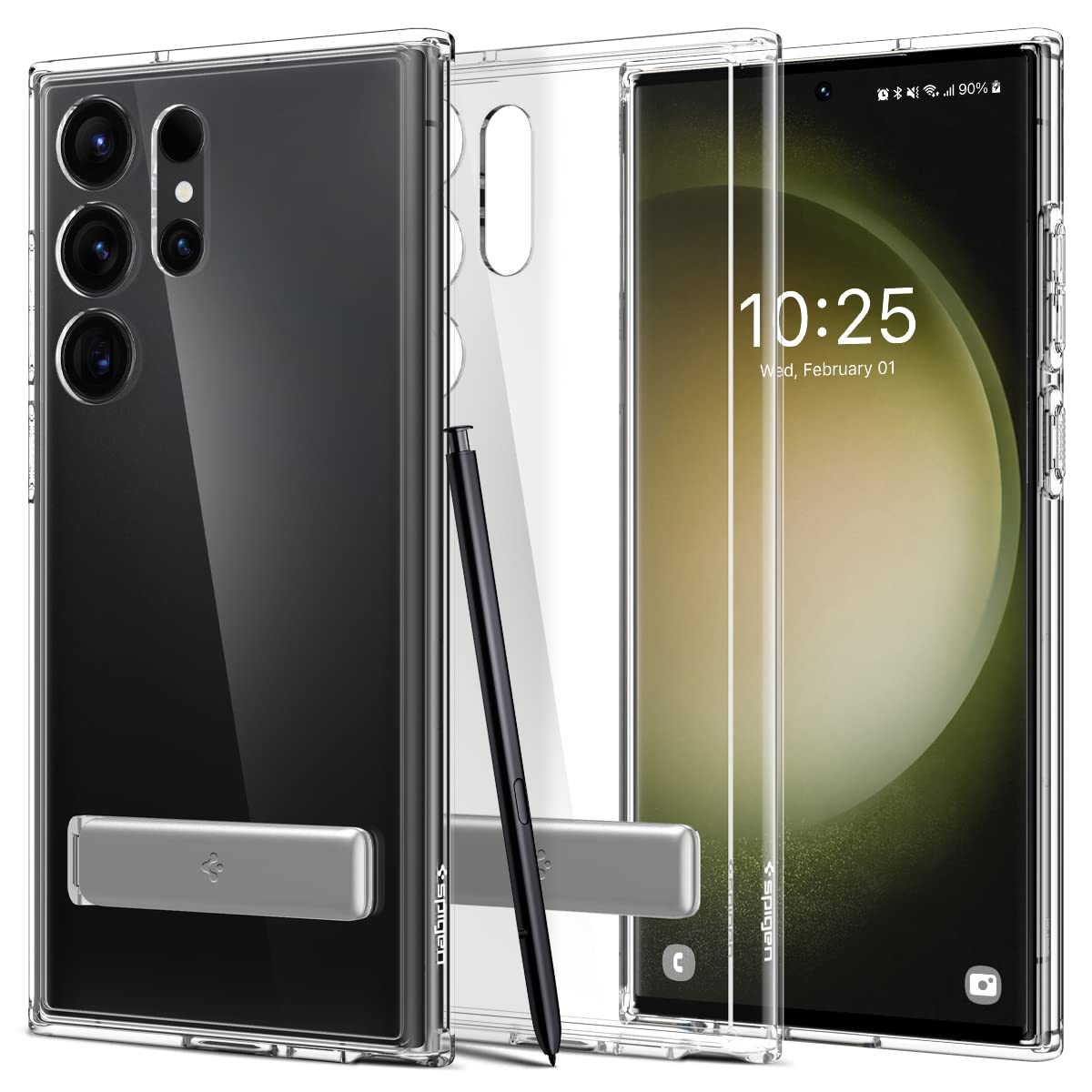 Foto 2 pulgar | Venta Internacional - Funda Spigen Ultra Hybrid S para Galaxy S23 Ultra