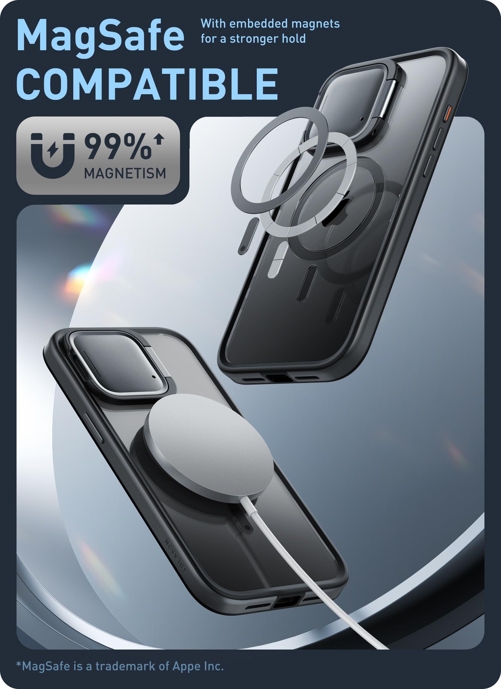 Foto 6 pulgar | Venta Internacional - Funda i-Blason Shield Mag para iPhone 15 Pro Max con Cámara