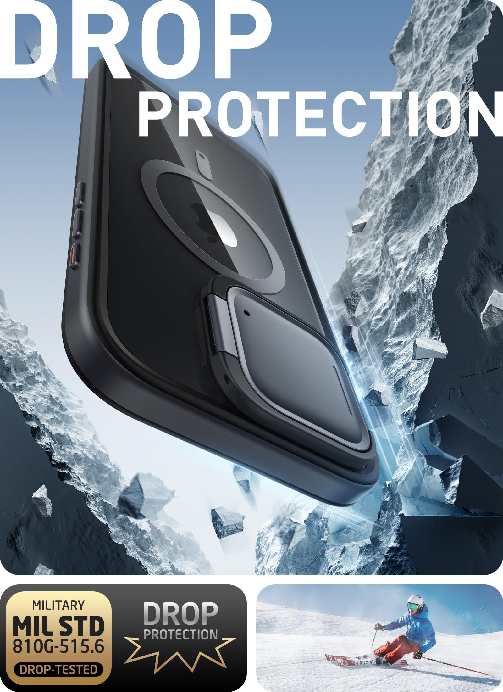 Foto 8 pulgar | Venta Internacional - Funda i-Blason Shield Mag para iPhone 15 Pro Max con Cámara