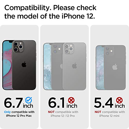 Foto 3 pulgar | Venta Internacional - Funda Spigen Mag Armor para iPhone 12 Pro Max compatible con Cargador Magnético