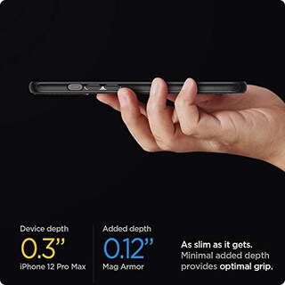 Foto 7 | Venta Internacional - Funda Spigen Mag Armor para iPhone 12 Pro Max compatible con Cargador Magnético