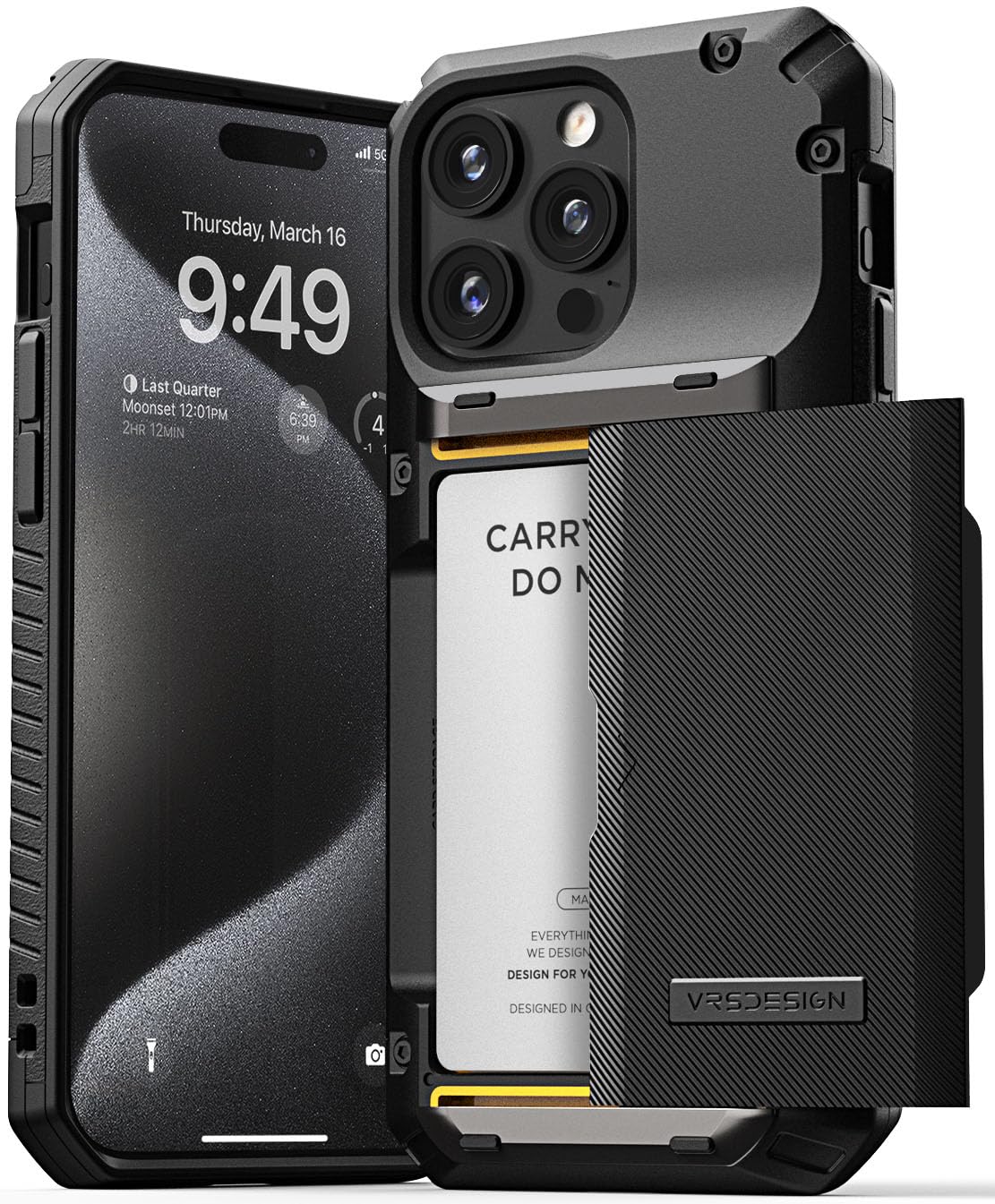 Venta Internacional - Funda De Teléfono Vrs Design Damda Glide Pro Para Iphone 15 Pro Max