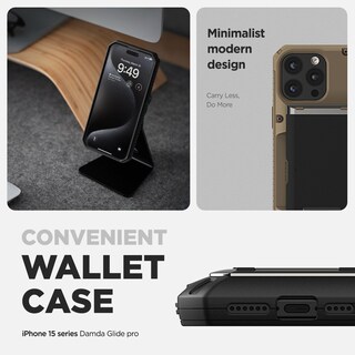 Foto 4 | Venta Internacional - Funda De Teléfono Vrs Design Damda Glide Pro Para Iphone 15 Pro Max