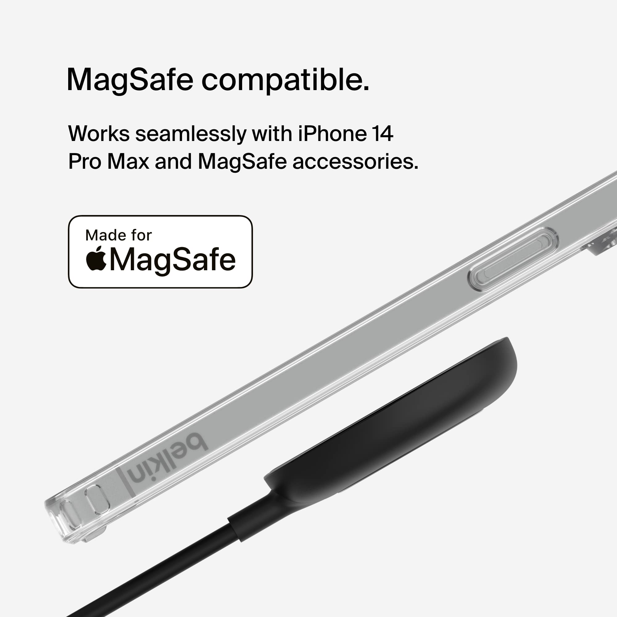 Foto 3 pulgar | Venta Internacional - Funda De Teléfono Belkin Sheerforce™ Magsafe Compatible Para Iphone