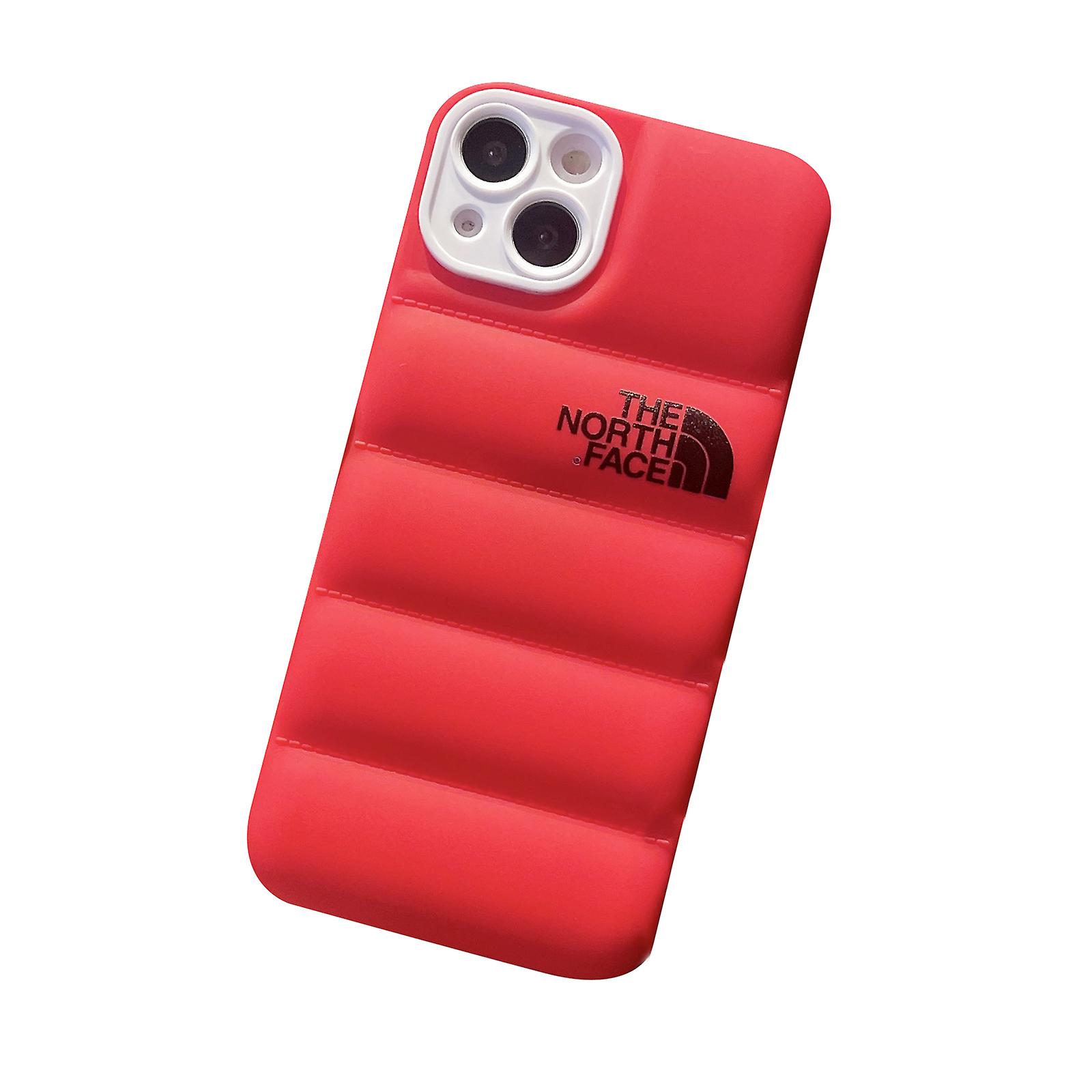 Venta Internacional - Funda De Invierno Para Iphone, Chaqueta De Plumón Acolchada En 3d, De Tela Suave