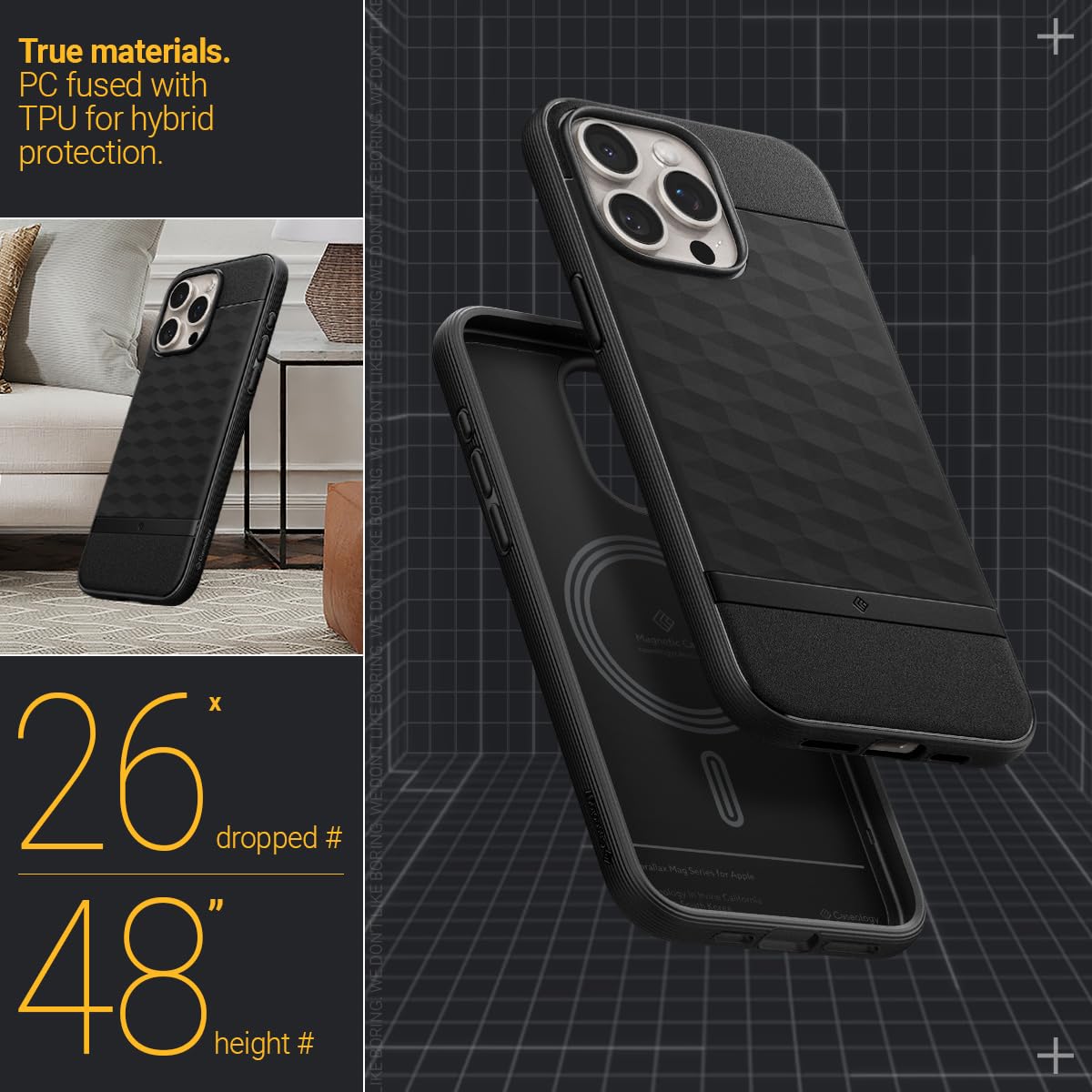 Foto 6 | Venta Internacional - Funda Caseology Parallax Mag Para Iphone 15 Pro Max 5g [enha