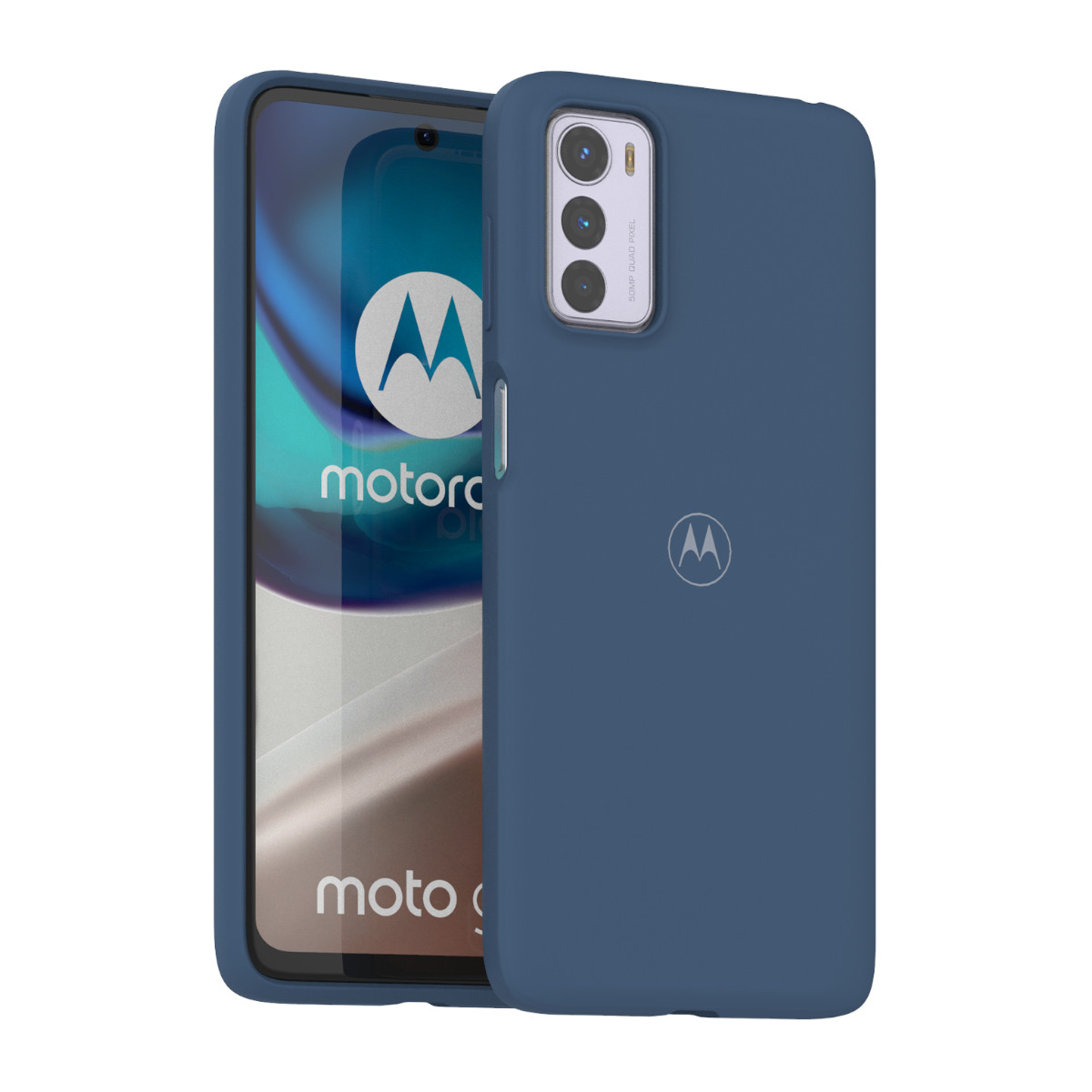 Foto 4 pulgar | Funda Motorola G42 Azul