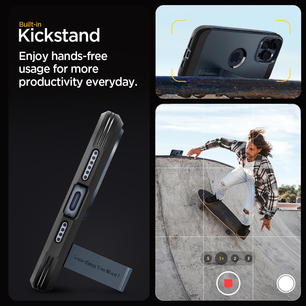 Foto 4 | Venta Internacional - Armadura Magnética Y Resistente Magfit De Spigen Diseñada Pa
