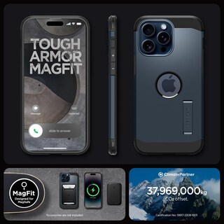 Foto 8 | Venta Internacional - Armadura Magnética Y Resistente Magfit De Spigen Diseñada Pa