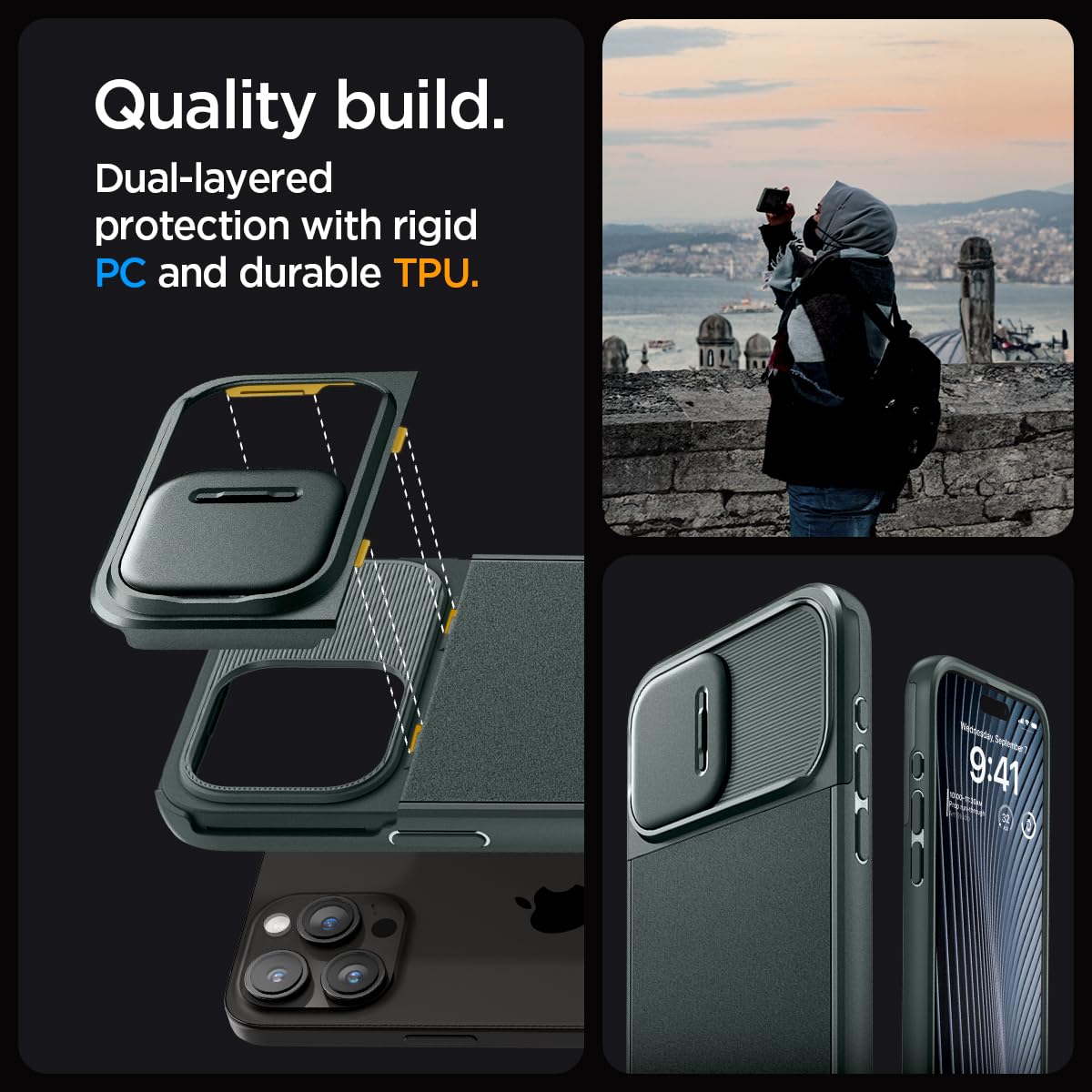 Foto 5 pulgar | Venta Internacional - Funda Spigen Enzo Magnetic Para Iphone 15 Pro Max (2023)
