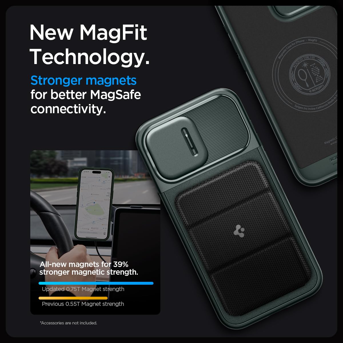 Foto 6 pulgar | Venta Internacional - Funda Spigen Enzo Magnetic Para Iphone 15 Pro Max (2023)