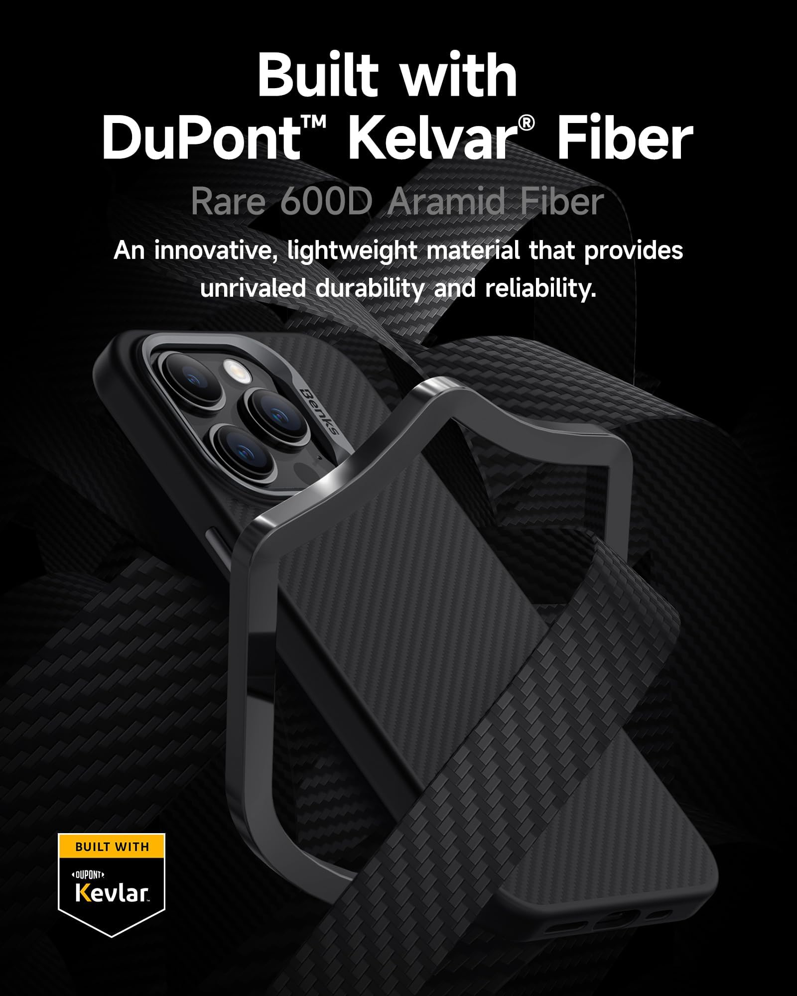 Foto 3 | Venta Internacional - Funda Magnética Benks Para Iphone 15 Pro Max, Construida Con