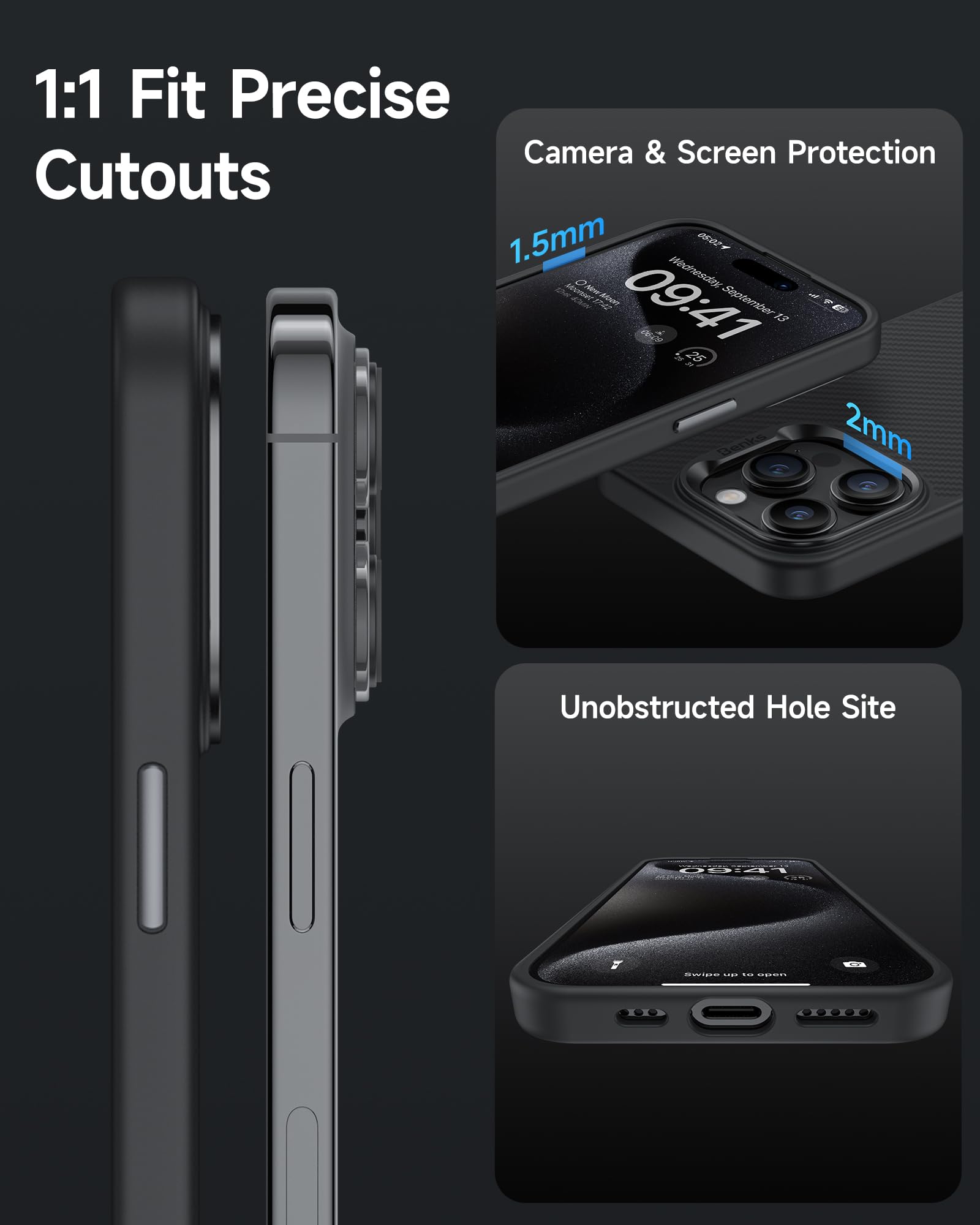 Foto 8 pulgar | Venta Internacional - Funda Magnética Benks Para Iphone 15 Pro Max, Construida Con