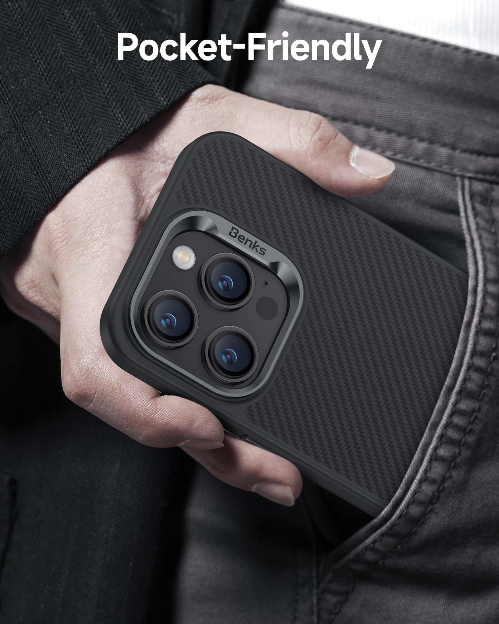 Foto 8 | Venta Internacional - Funda Magnética Benks Para Iphone 15 Pro Max, Construida Con