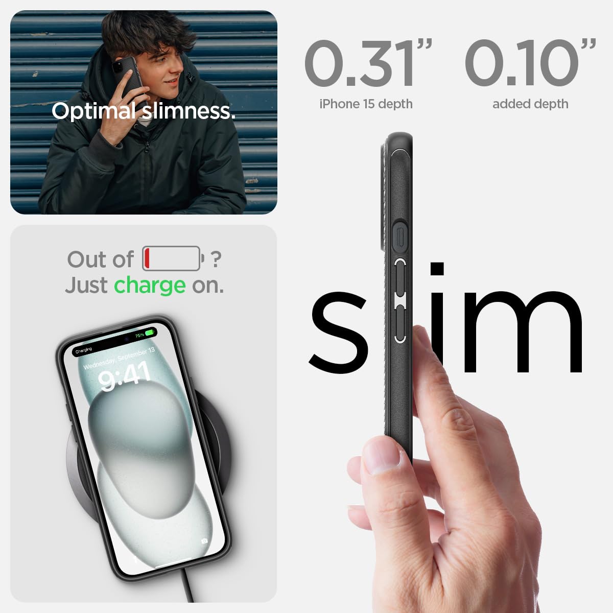 Foto 7 | Venta Internacional - Funda Spigen Liquid Air Armor Para Iphone 15 Pro Max