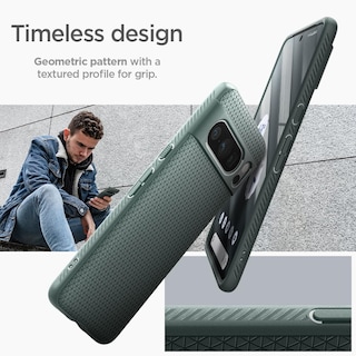 Foto 3 | Venta Internacional - Funda De Teléfono Spigen Liquid Air Armor Para Pixel 8 Pro - Abyss G