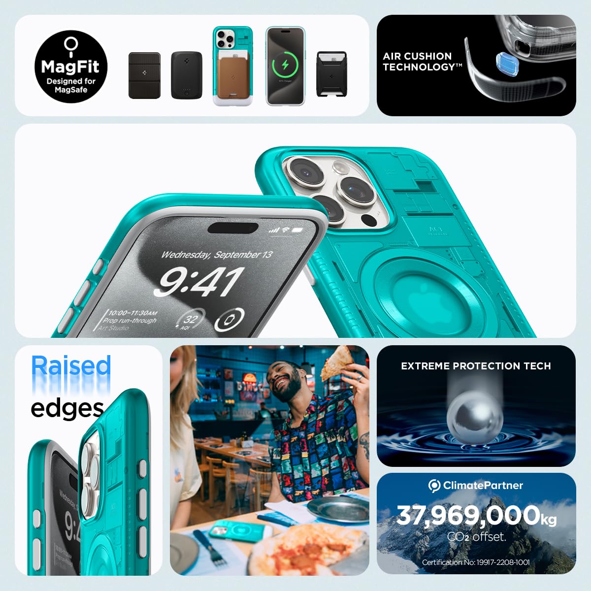 Foto 8 pulgar | Venta Internacional - Funda Spigen Clear Slim Drop Protection Para Iphone 15 Pro