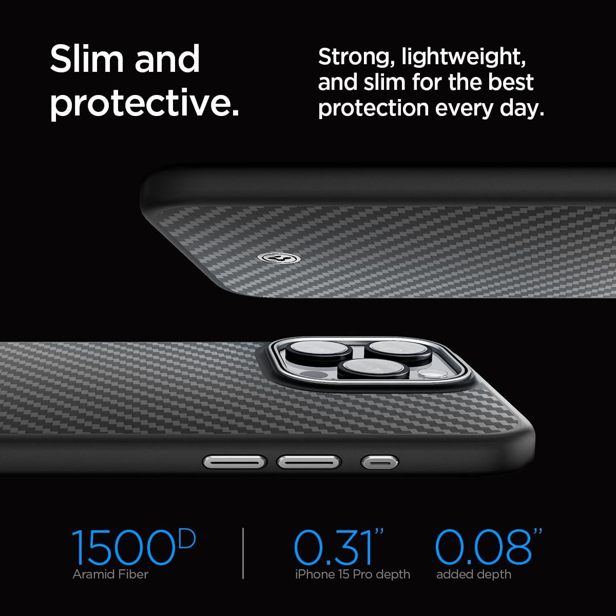 Foto 7 pulgar | Venta Internacional - Funda Spigen Para Iphone 15 Pro (2023)