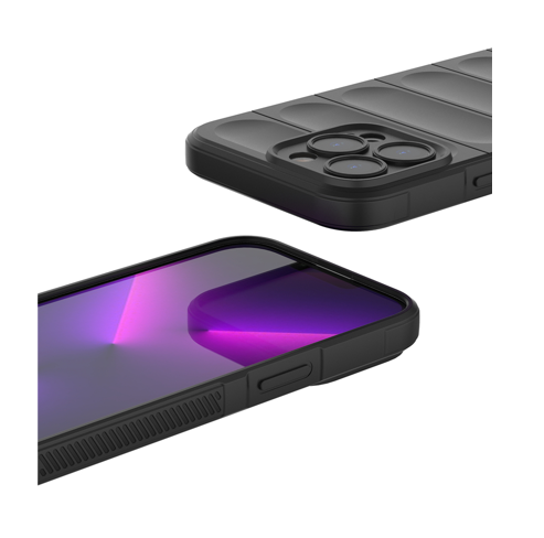 Foto 5 pulgar | Teknet Funda Case  Silicon Para Iphone 15 Pro Antigolpes Uso Rudo
