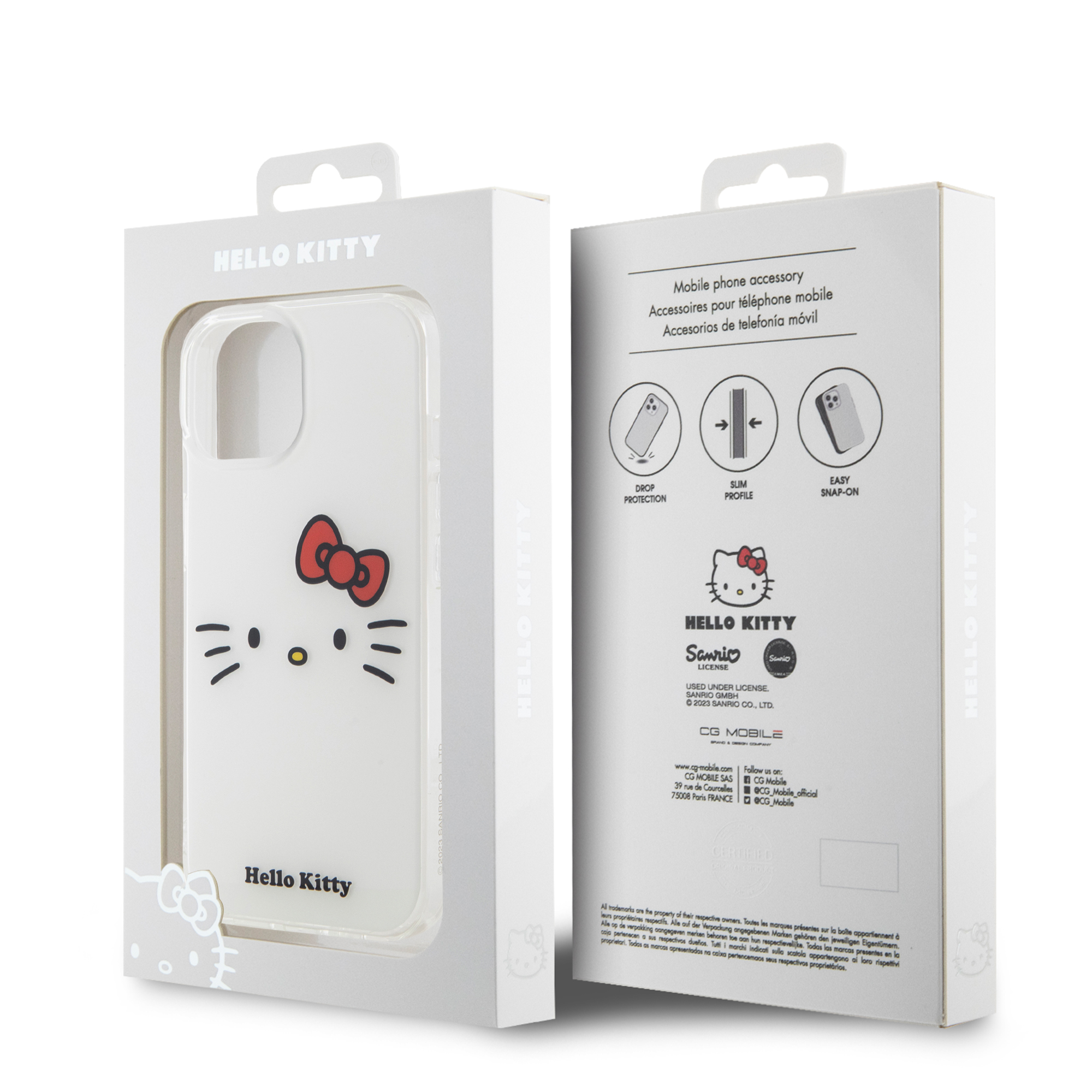 Foto 6 pulgar | Funda Hello Kitty para Celular iPhone 15