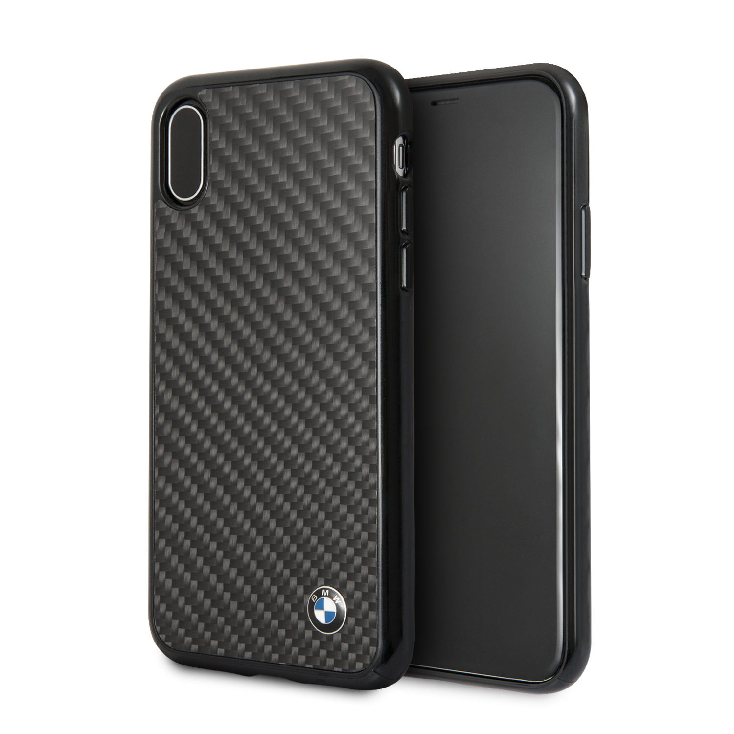 Funda Bmw Fibra De Carbono Negra Para Iphone X / Xs