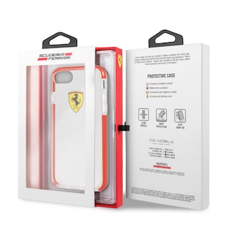 Foto 5 | Funda Cristal Y Rojo Ferrarpi Para Iphone 6,7,8