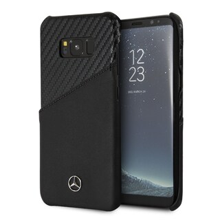 Foto 1 | Funda Case Mercedes Benz Piel Y Carbono Para Samsung S8