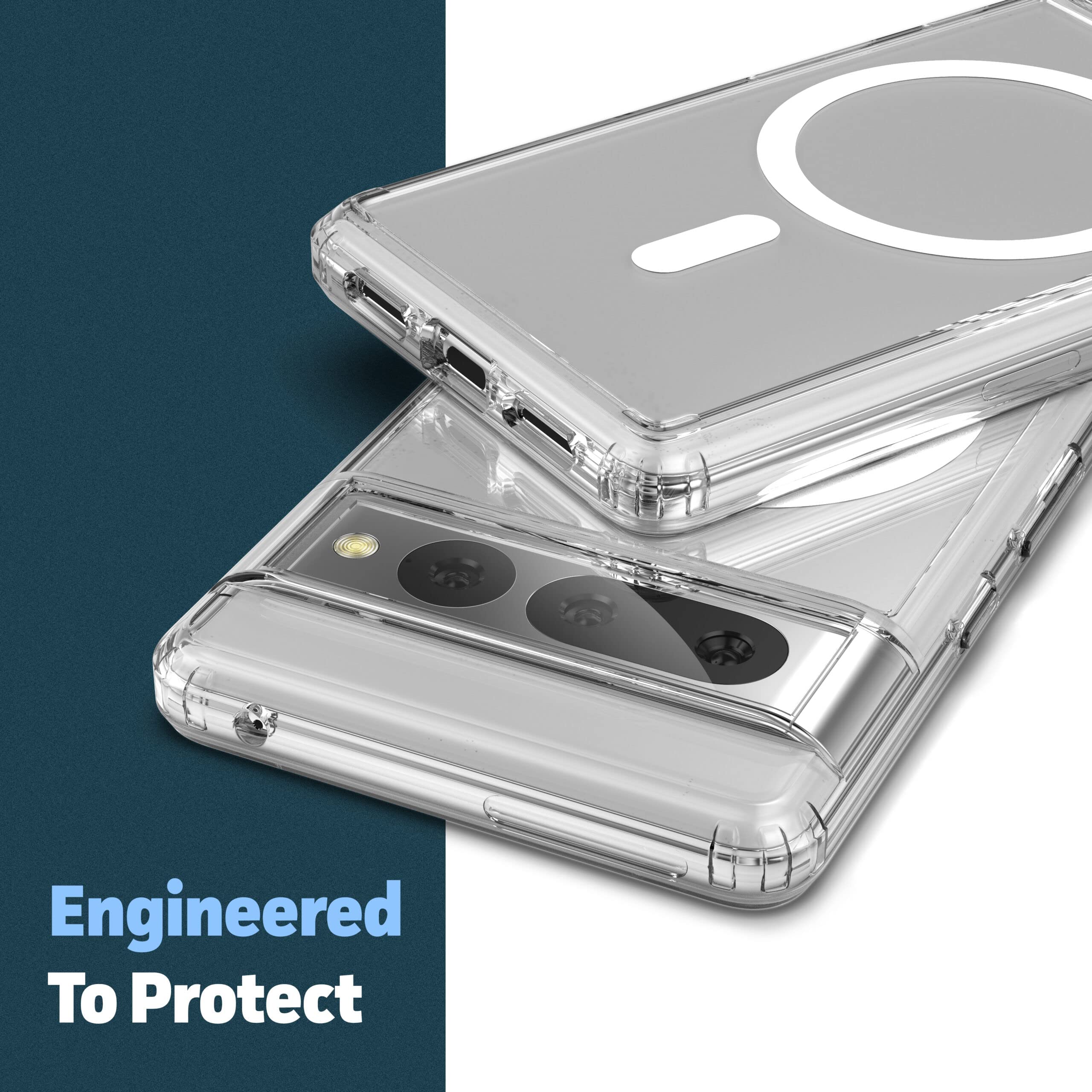 Foto 4 pulgar | Funda Magnética Encased Transparente para Google Pixel 7 Pro - Venta Internacional