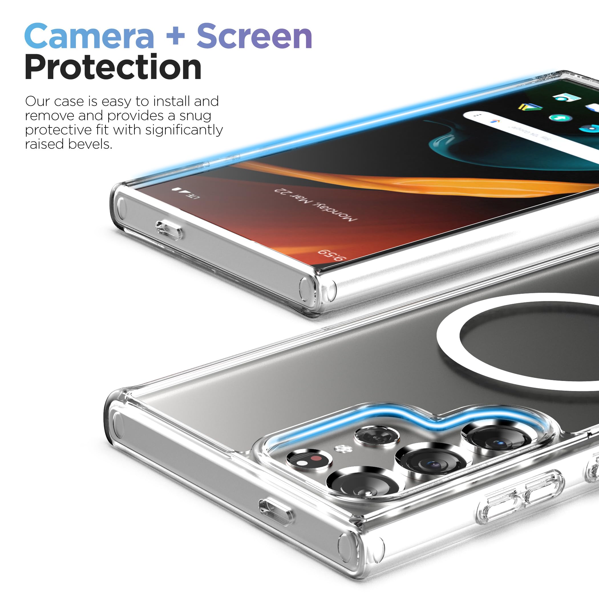 Foto 6 pulgar | Funda Encased con Funda Mag para Samsung Galaxy S24 Ultra (2024) Transparente - Venta Internacional