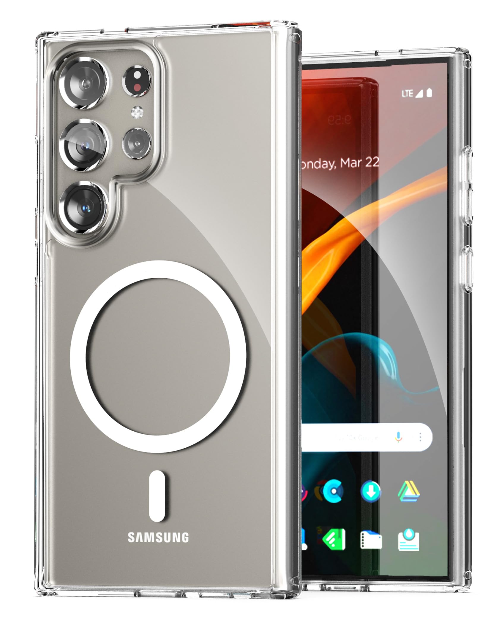 Foto 8 pulgar | Funda Encased con Funda Mag para Samsung Galaxy S24 Ultra (2024) Transparente - Venta Internacional