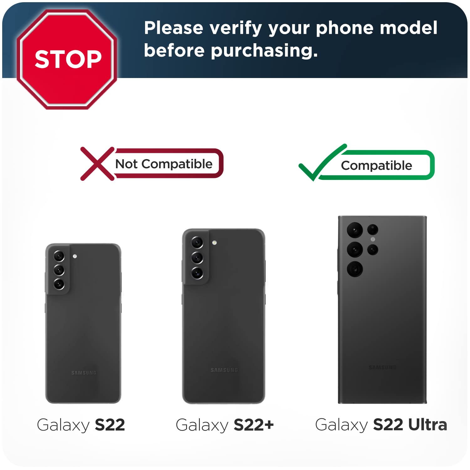 Foto 3 pulgar | Funda De Teléfono Encased Falcon Revestida para Samsung Galaxy S22 Ultra - Venta Internacional