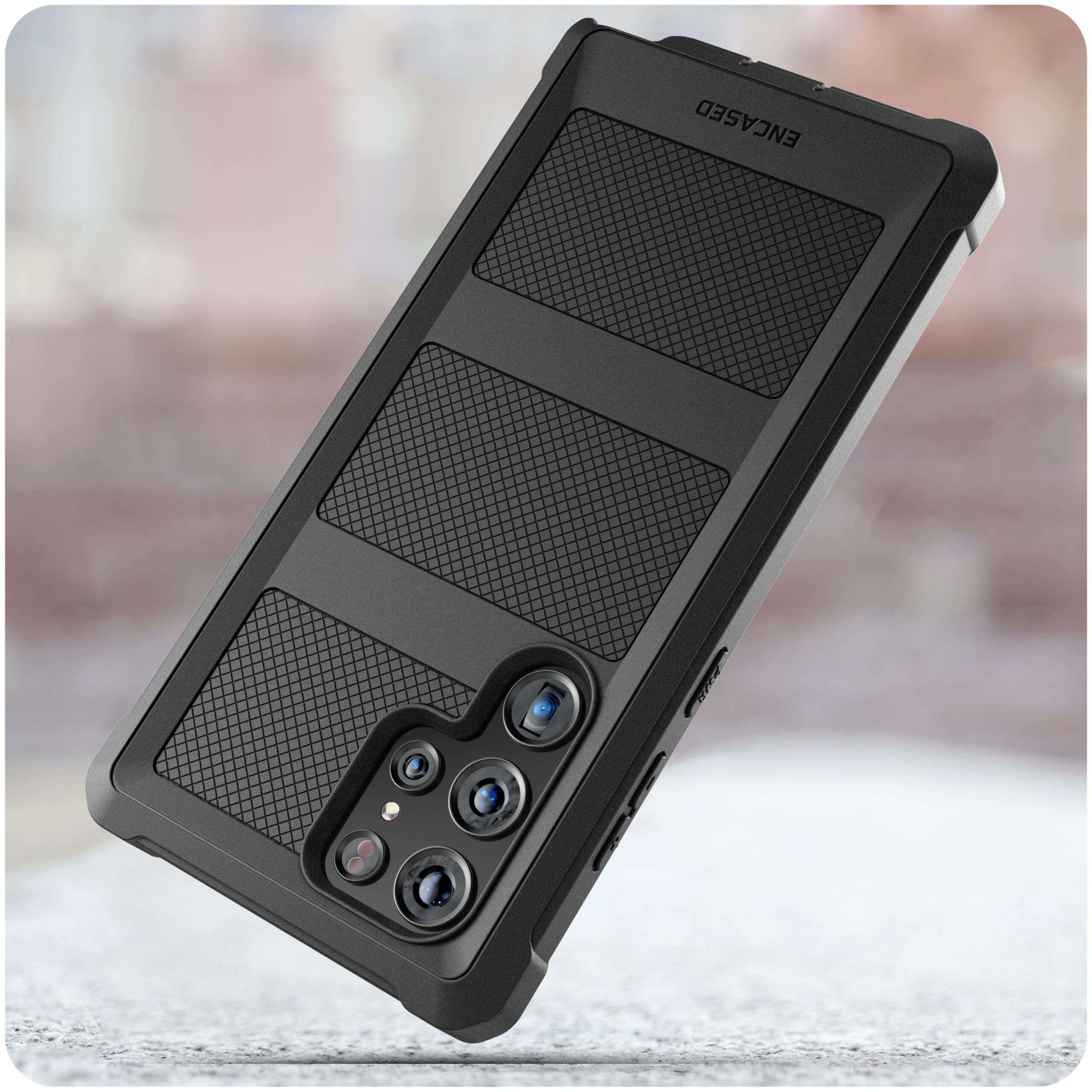 Foto 4 | Funda De Teléfono Encased Falcon Revestida para Samsung Galaxy S22 Ultra - Venta Internacional