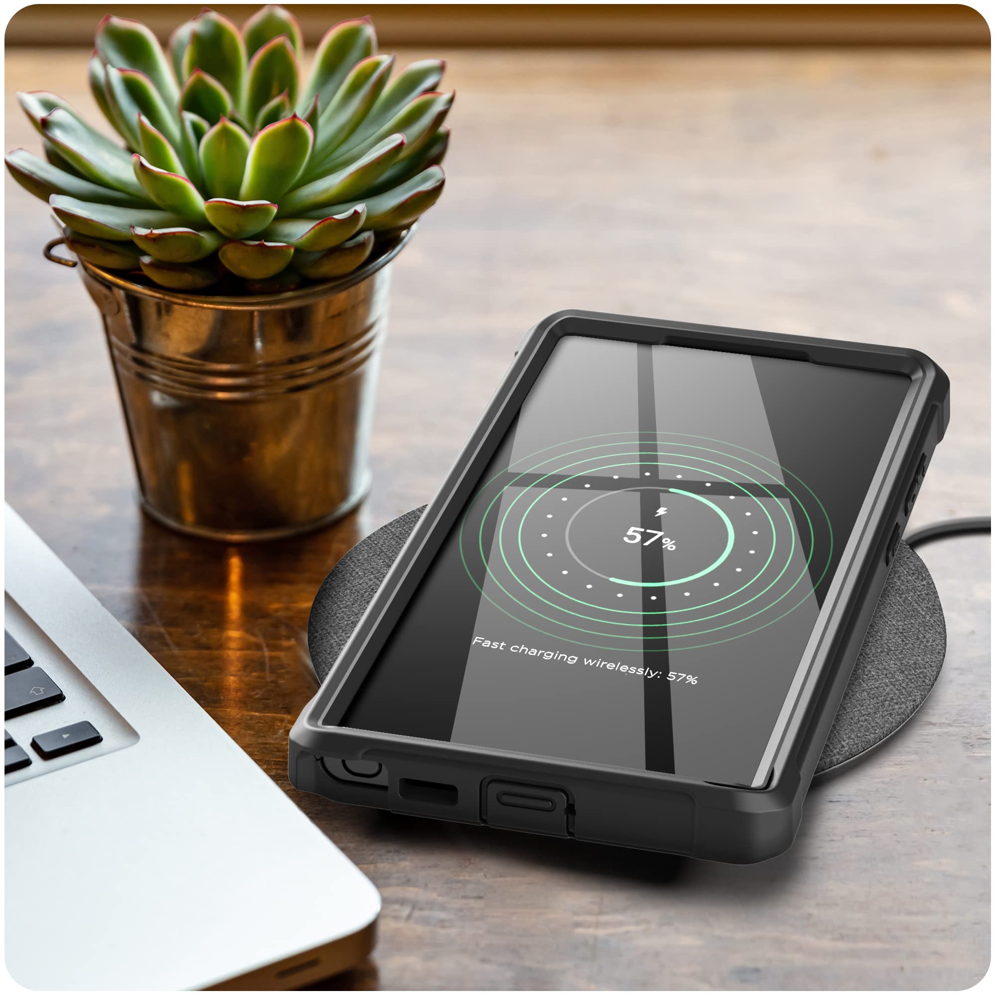 Foto 5 | Funda De Teléfono Encased Falcon Revestida para Samsung Galaxy S22 Ultra - Venta Internacional