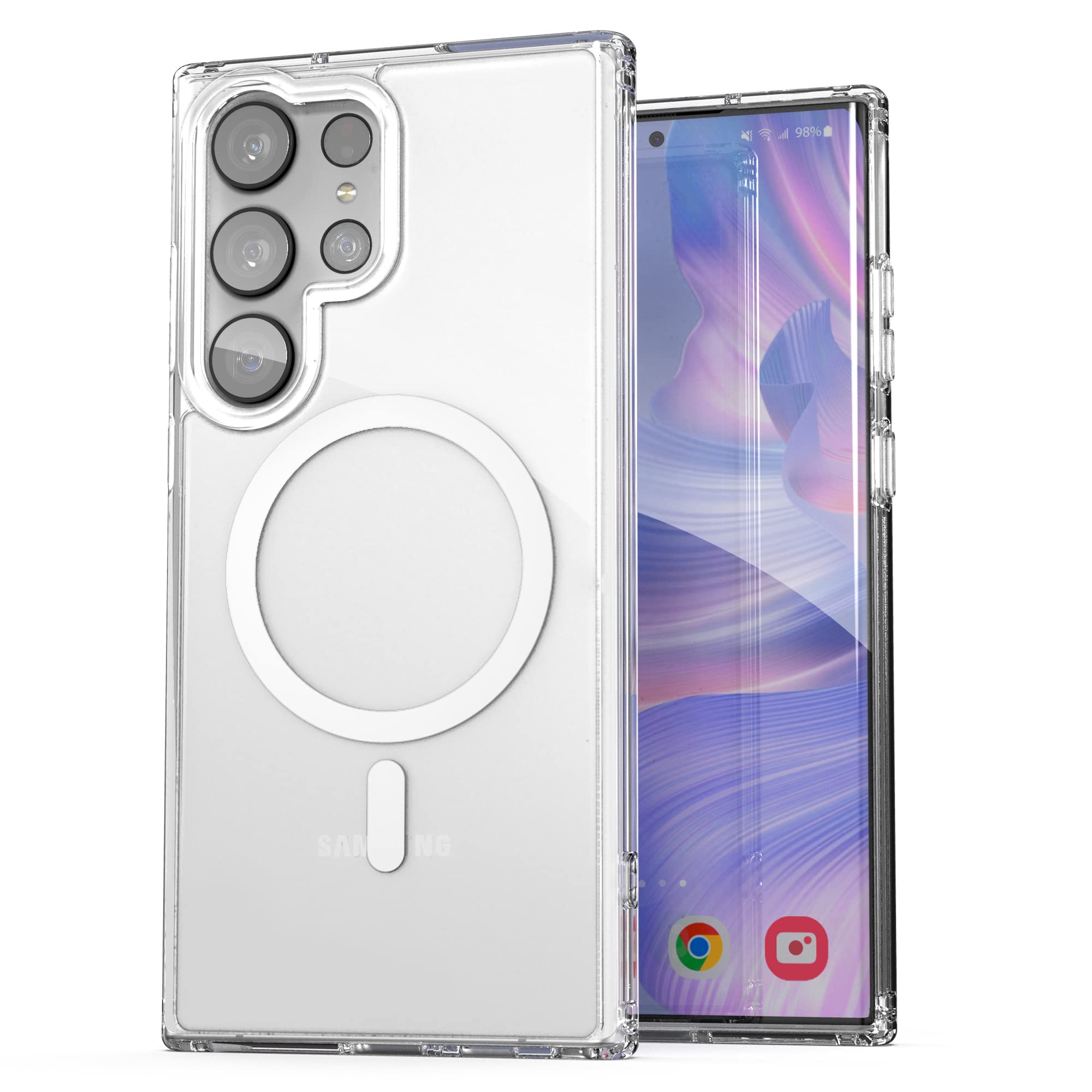 Funda Magnética Encased para Samsung Galaxy S23 Ultra Clear - Venta Internacional