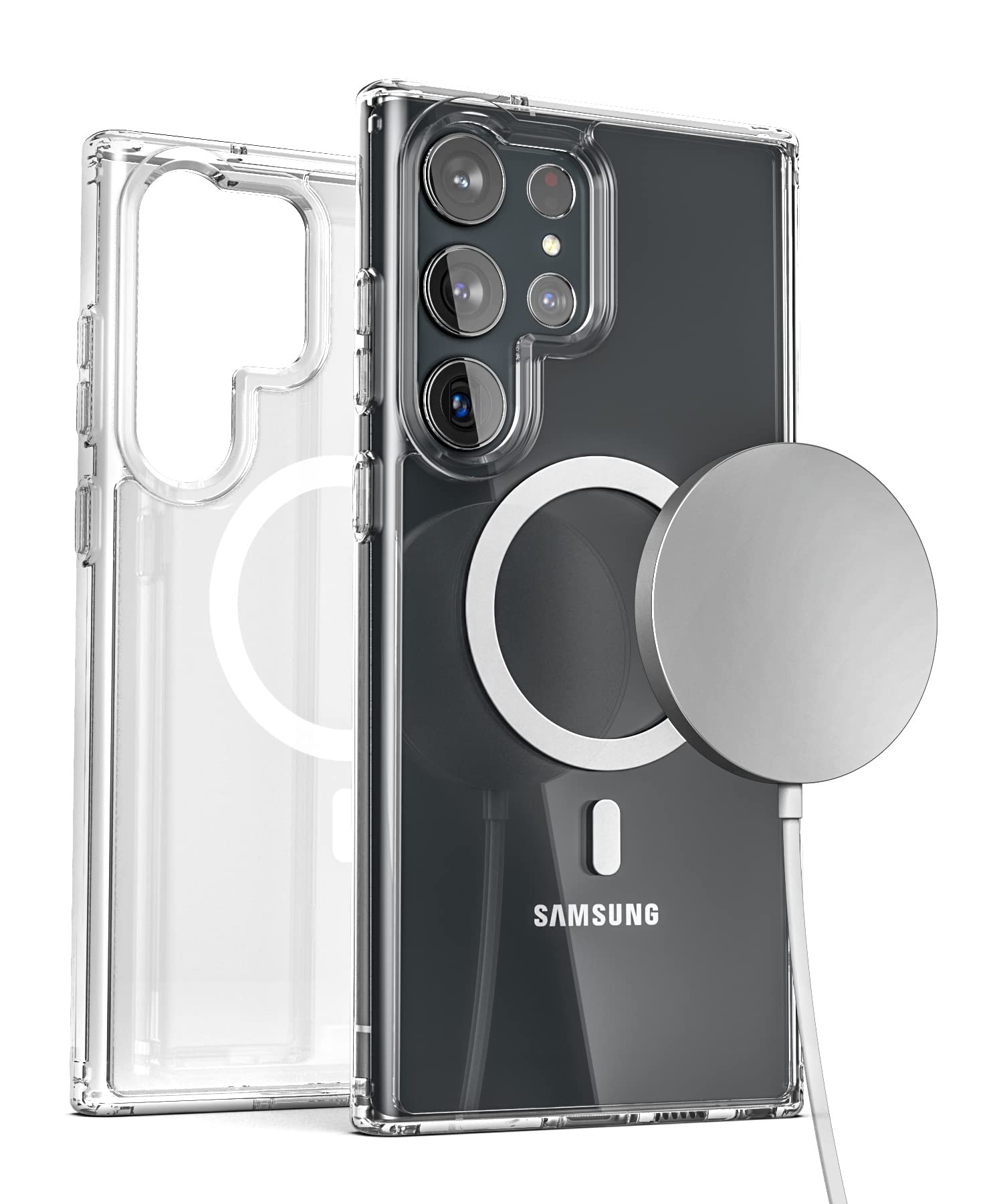 Foto 3 pulgar | Funda Magnética Encased para Samsung Galaxy S23 Ultra Clear - Venta Internacional