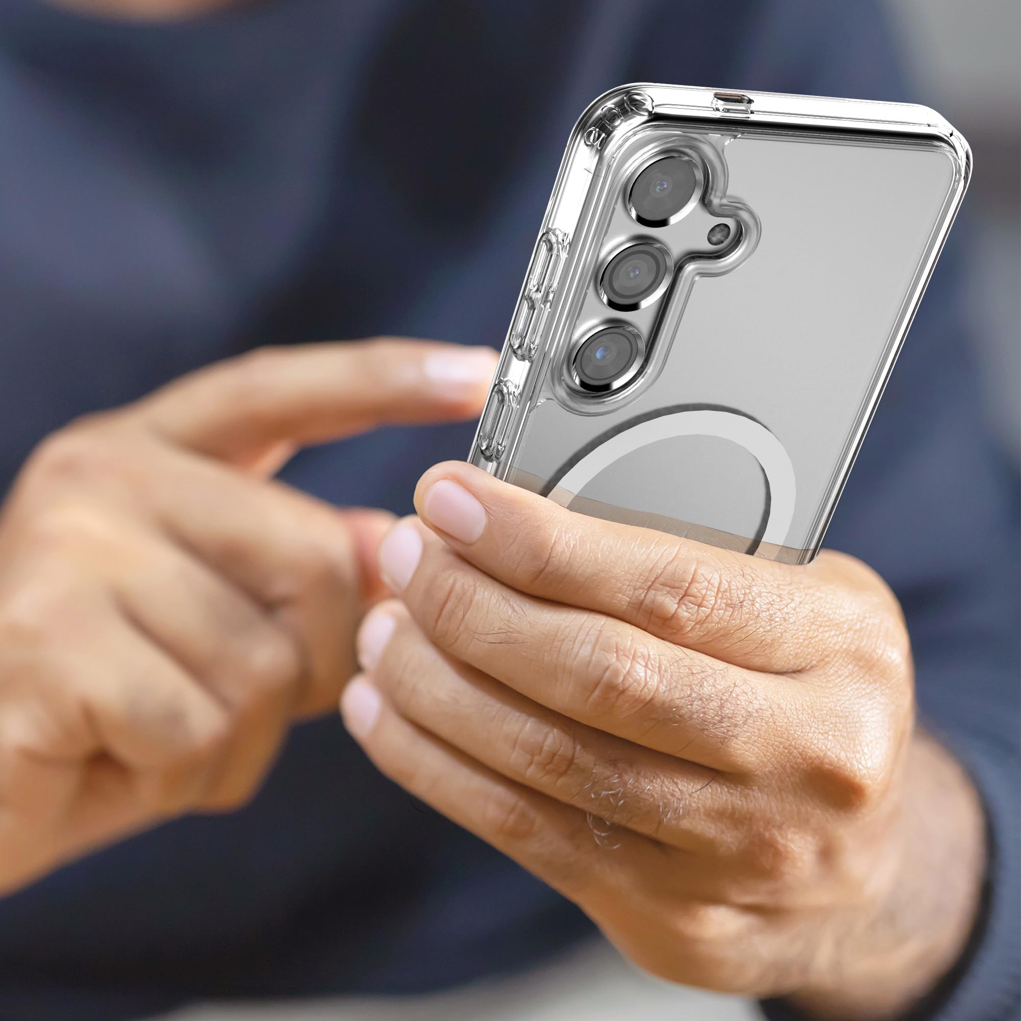 Foto 4 pulgar | Funda Mag Para Samsung Galaxy S24 Con Magsafe Clear - Venta Internacional