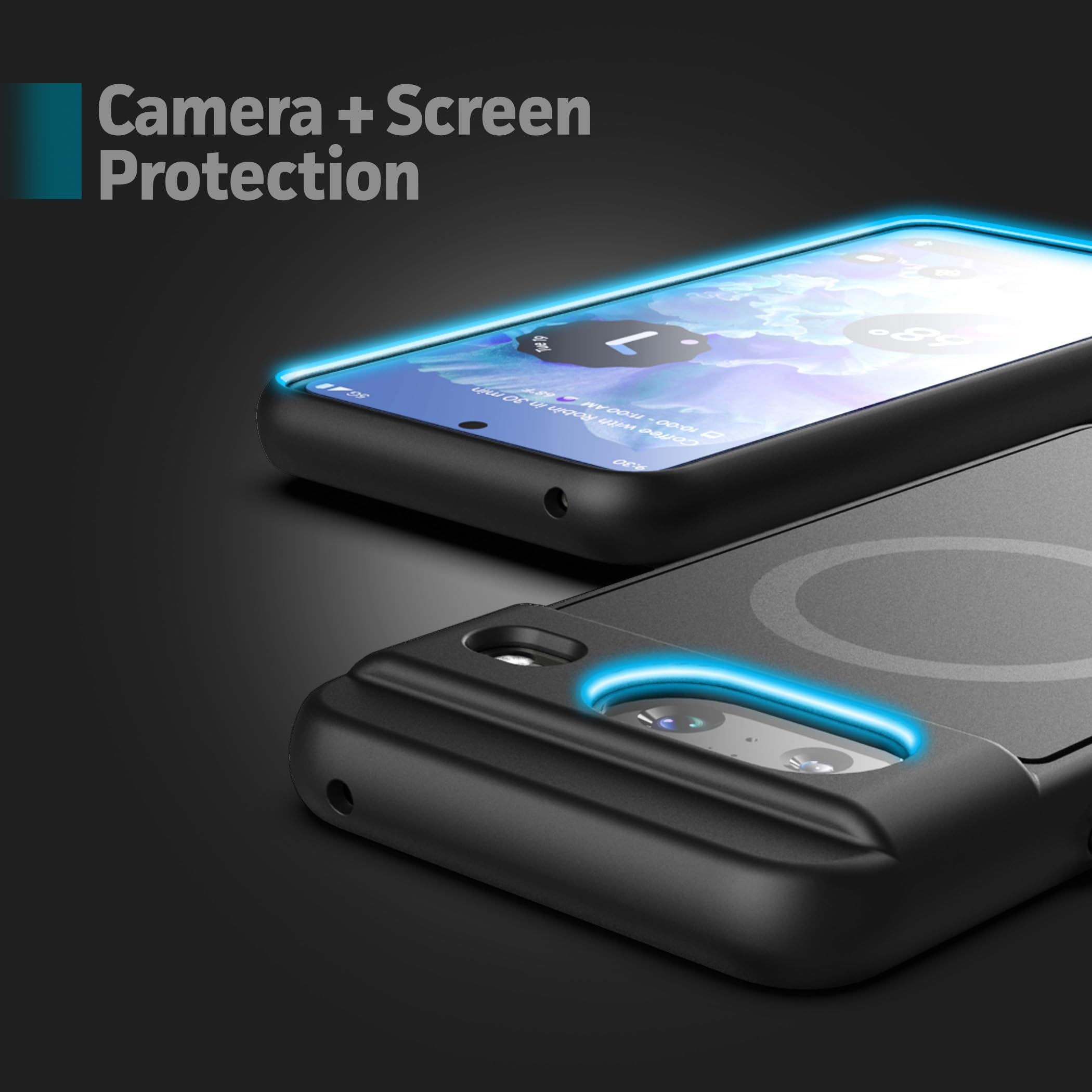 Foto 4 | Funda Magnética Slimshield Para Google Pixel 8 Negra - Venta Internacional
