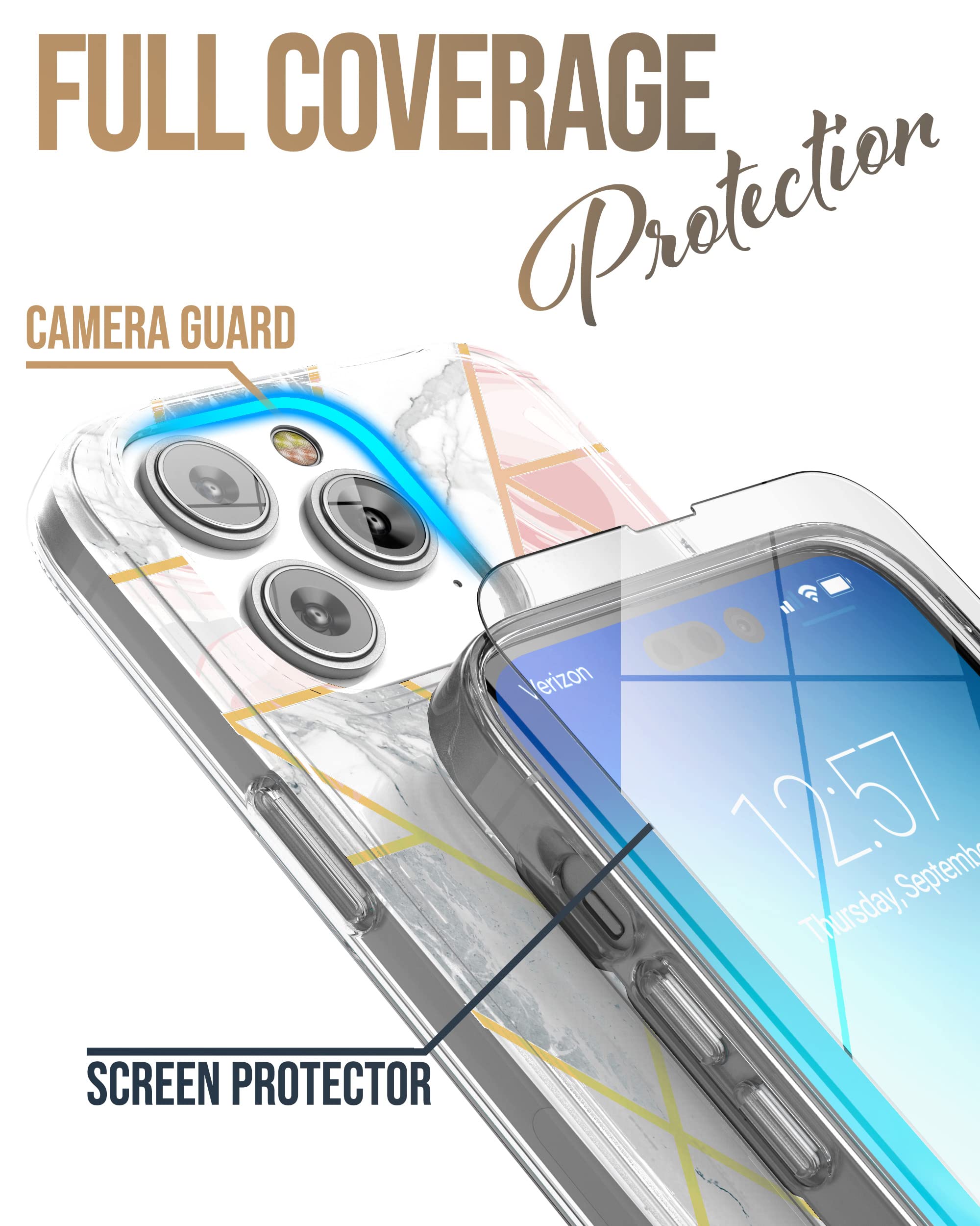 Foto 2 | Funda Magnética Encased Para iPhone 14 Pro Max con Pantalla para Mujer - Venta Internacional