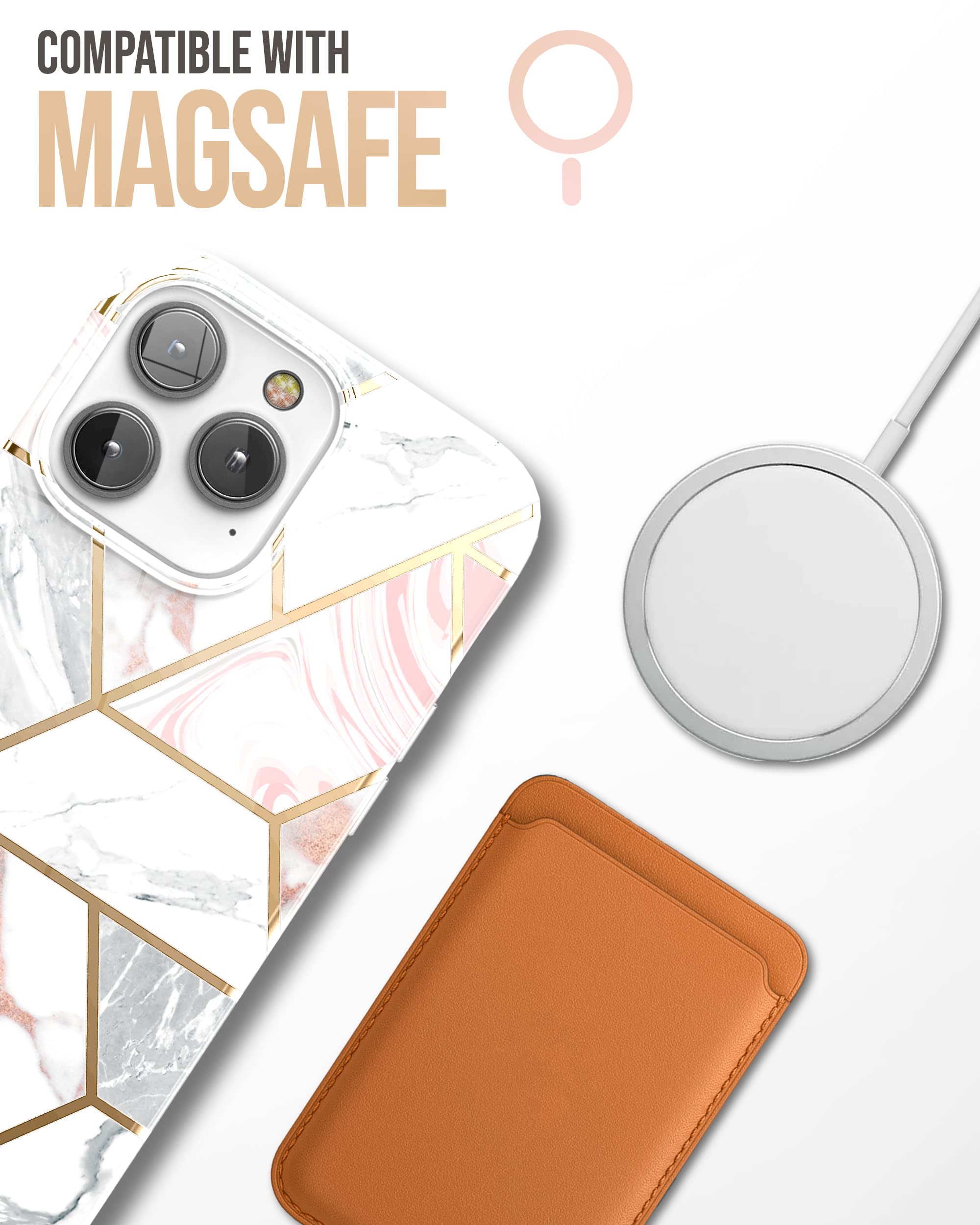 Foto 4 pulgar | Funda Magnética Encased Para iPhone 14 Pro Max con Pantalla para Mujer - Venta Internacional
