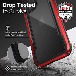 Foto 2 | Funda Para Iphone 12 Xdoria Raptic Shield Con Marco De Aluminio - Venta Internacional.