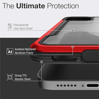 Foto 3 | Funda Para Iphone 12 Xdoria Raptic Shield Con Marco De Aluminio - Venta Internacional.