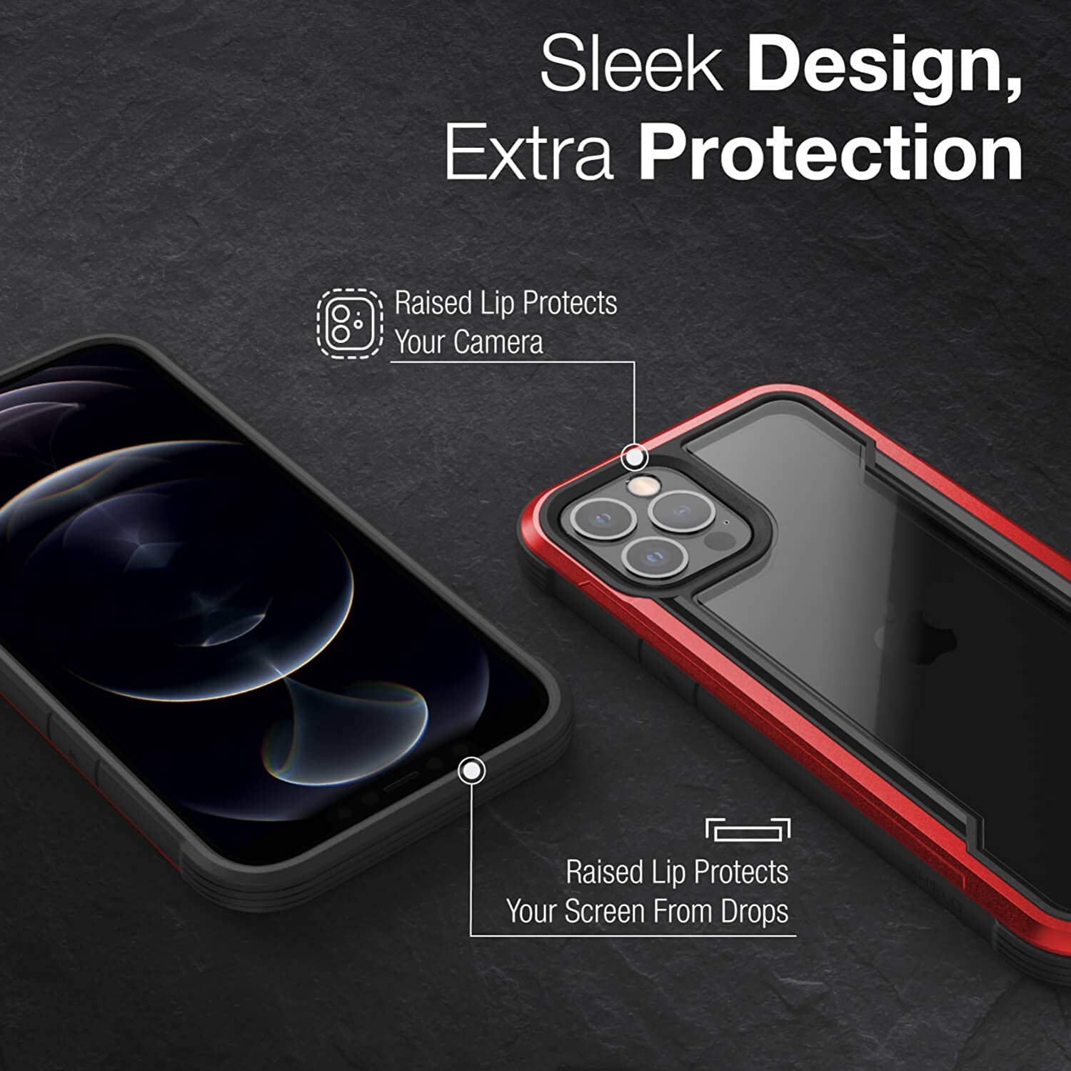 Foto 5 pulgar | Funda Para Iphone 12 Xdoria Raptic Shield Con Marco De Aluminio - Venta Internacional.