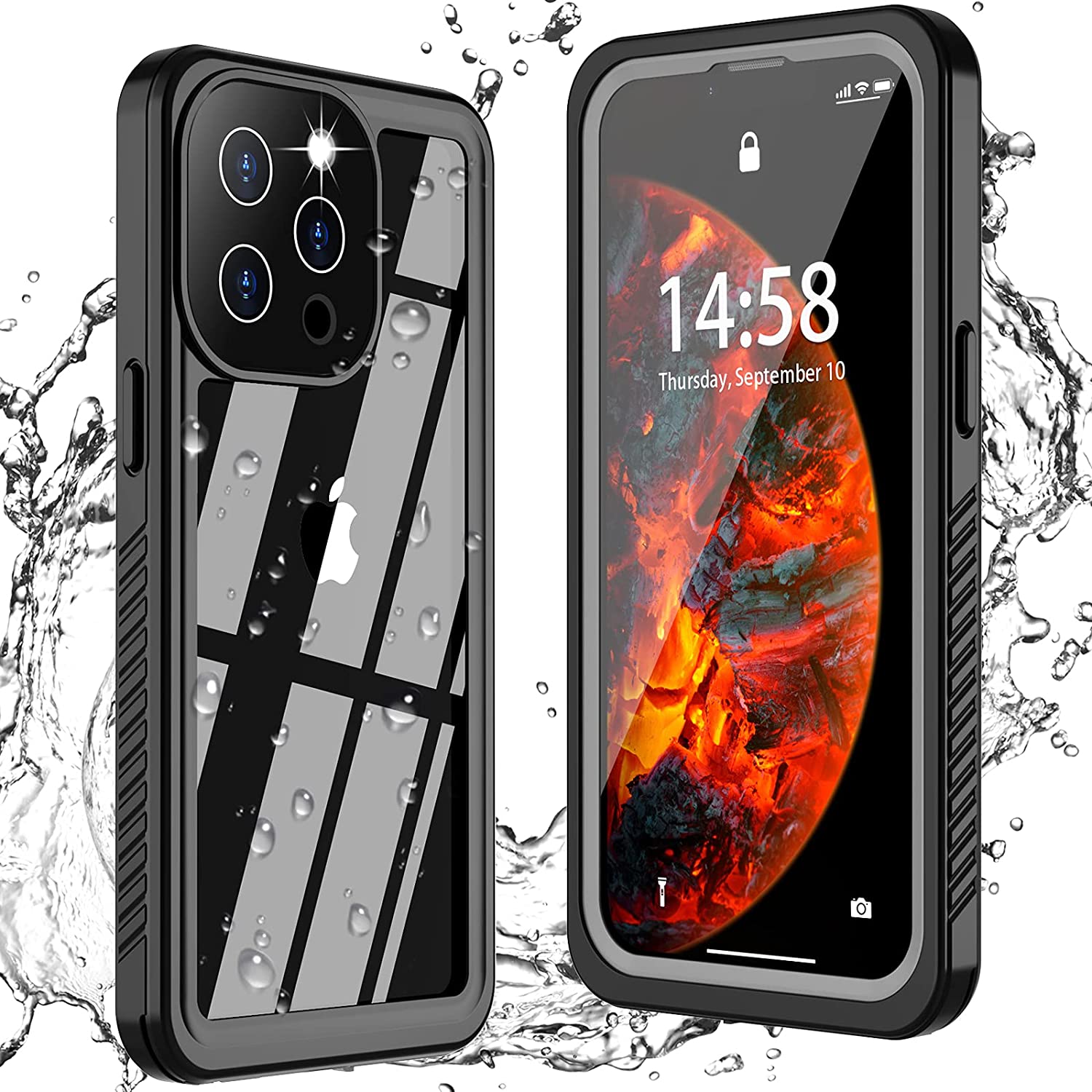 Foto 2 pulgar | Funda Para Iphone 13 Pro De 6.1 Pulgadas, Ip68, Resistente Al Agua Con Protección De 360° - Venta Internacional.