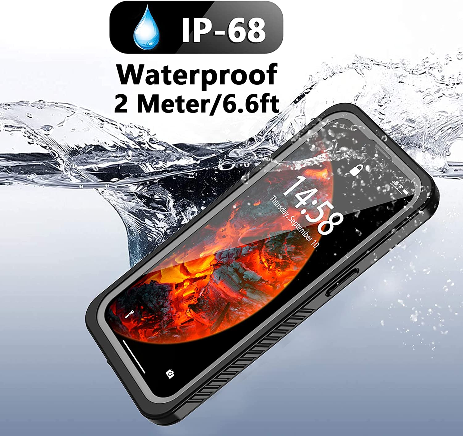 Foto 4 pulgar | Funda Para Iphone 13 Pro De 6.1 Pulgadas, Ip68, Resistente Al Agua Con Protección De 360° - Venta Internacional.
