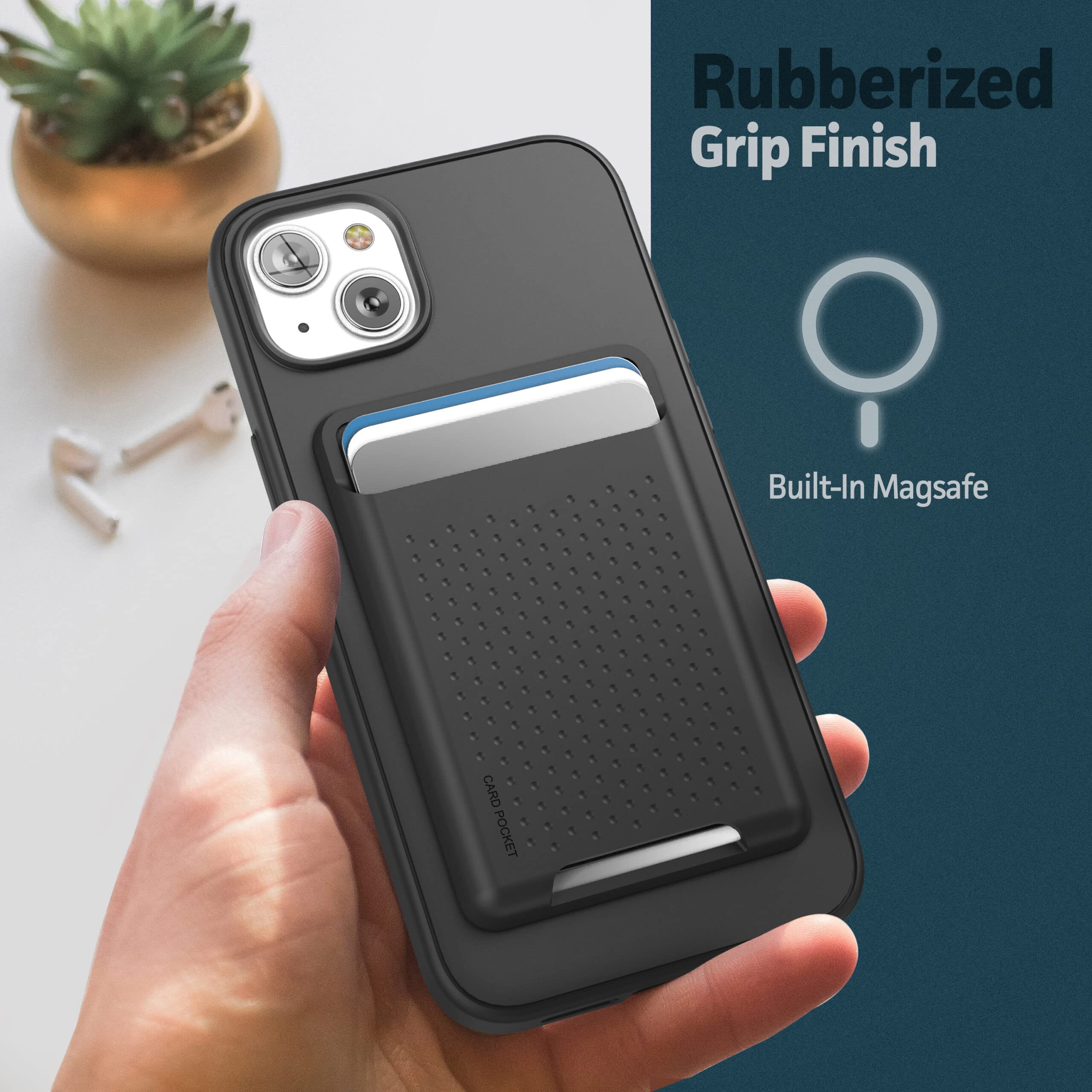 Foto 6 pulgar | Set De Fundas 3 En 1 Con Tarjetero Y Protector De Pantalla Para Iphone 14 - Venta Internacional.