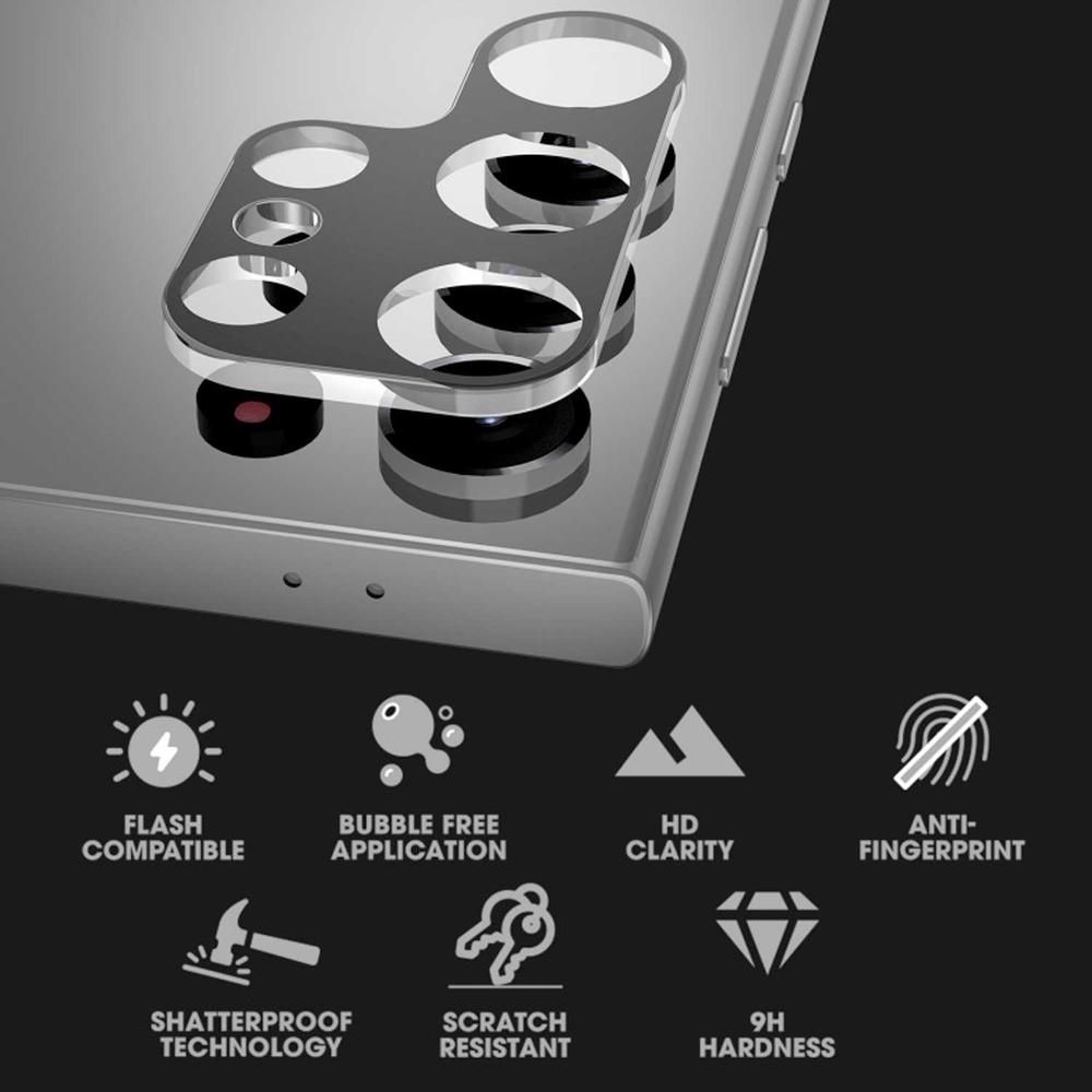 Foto 5 | Mica Mybat de Vidrio para Samsung S24 Ultra Protectora de Cámara