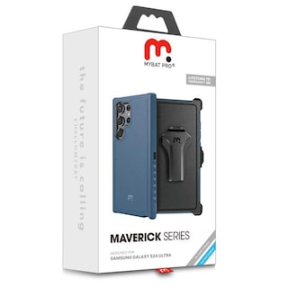 Foto 2 | Funda Mybat Maverick Clip Azul para Samsung S24 Ultra