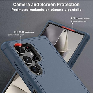 Foto 4 | Funda Mybat Maverick Clip Azul para Samsung S24 Ultra