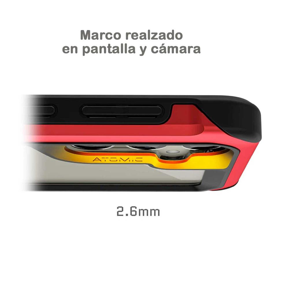 Foto 5 pulgar | Funda Ghostek Atomic para Samsung S24 Roja